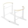 claire de lune white rocking moses basket stand