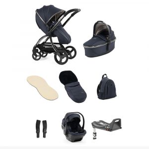 egg3 pushchair carrycot accessories with egg shell car seat and base luxury bundle celestial