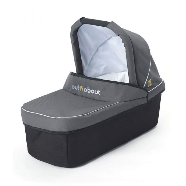 Out 'n' About Nipper Carrycot Steel Grey