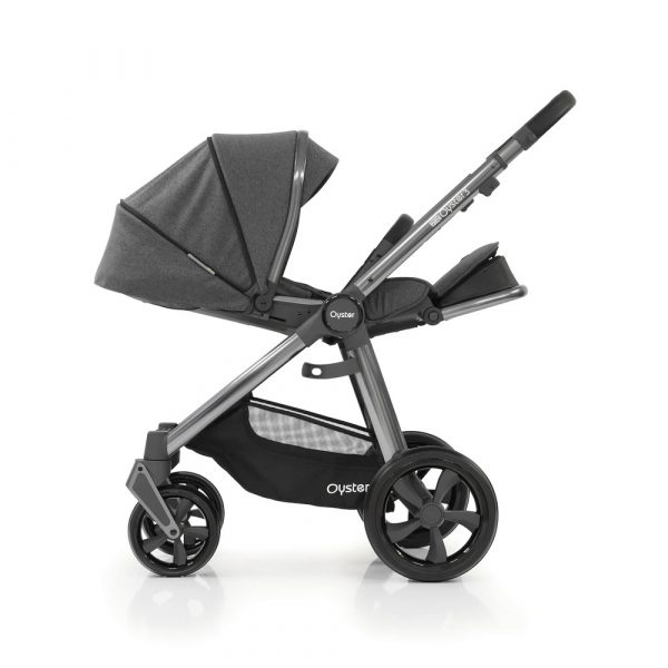 babystyle oyster 3 pushchair fossil gun metal chassis