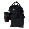 bababing mani backpack changing bag black