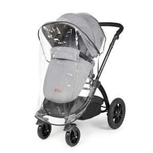 ickle bubba stomp luxe i-size isofix all in-one travel system black pearl grey black handle