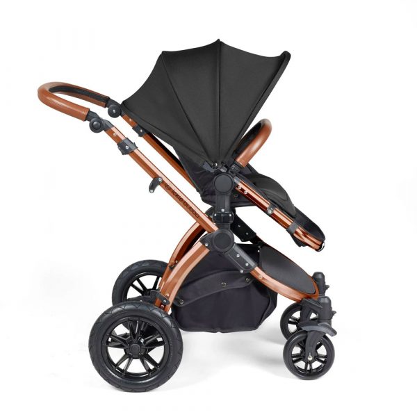 ickle bubba stomp luxe i-size isofix all in one travel system bronze midnight tan