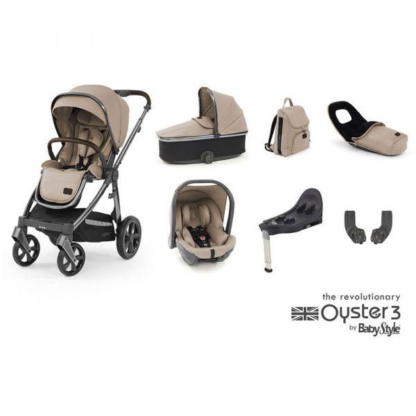 babystyle oyster 3 butterscotch with capsule 2024 luxury bundle