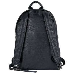 bababing luca vegan leather backpack - black