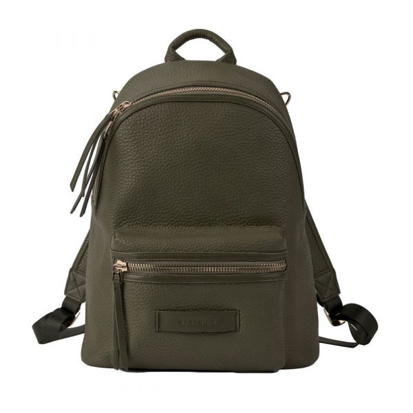 bababing luca vegan leather backpack - olive