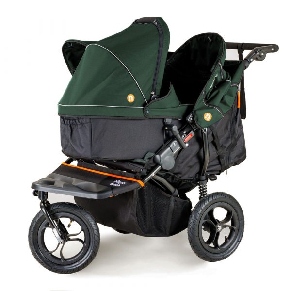 out n about v5 nipper double pushchair green
