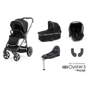 Babystyle Oyster 3 black olive with Capsule 2024 essential Bundle