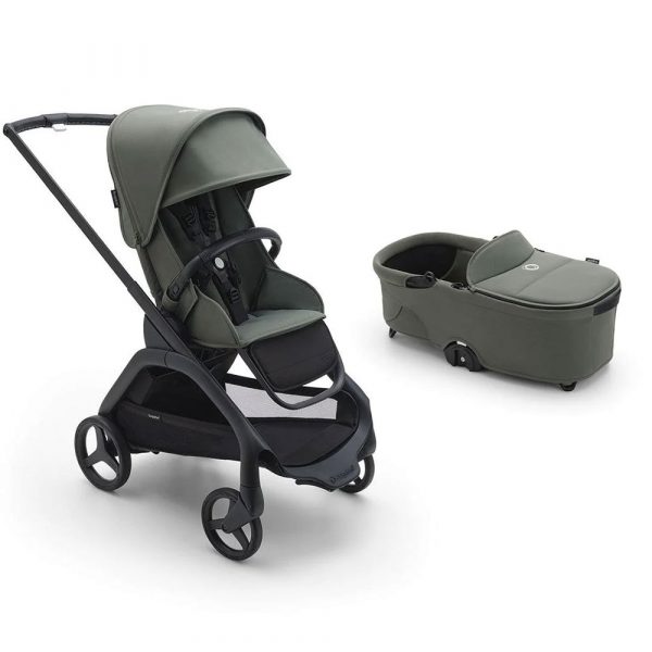 bugaboo dragonfly pushchair forest green with carrycot