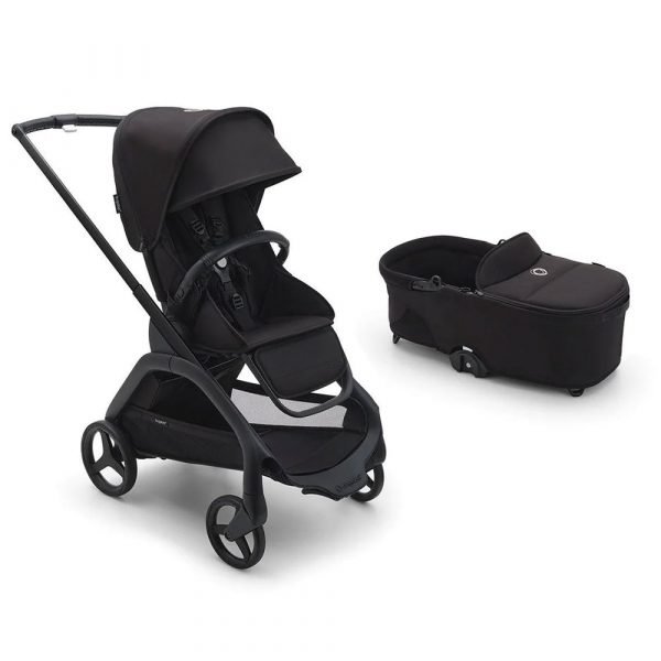 bugaboo dragonfly pushchair midnight black with carrycot