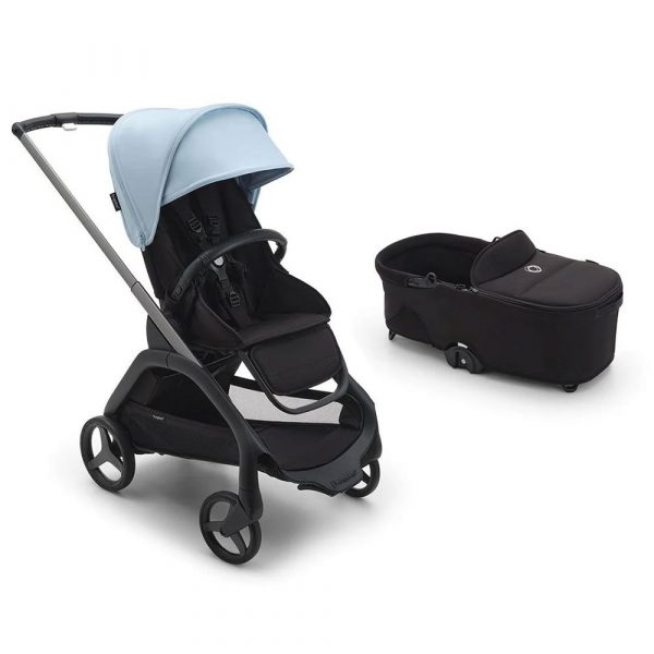 bugaboo dragonfly pushchair skyline blue with carrycot
