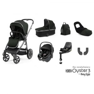 babystyle oyster 3 luxury 7 piece maxi cosi pebble 360 travel system bundle black olive