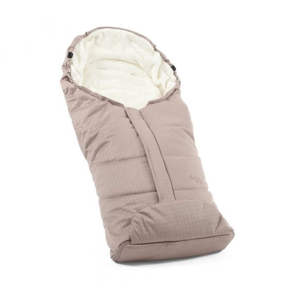 egg 3 snuggle footmuff special edition houndstooth almond