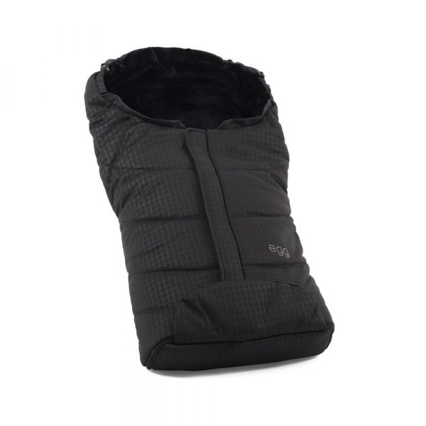 egg 3 snuggle footmuff special edition houndstooth black